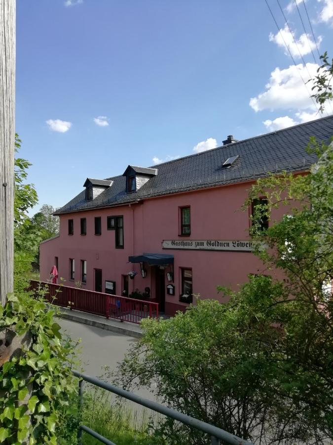 Gasthaus Goldner Loewe Saalburg Exterior photo
